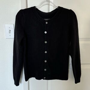 Black Button-Up Cardigan